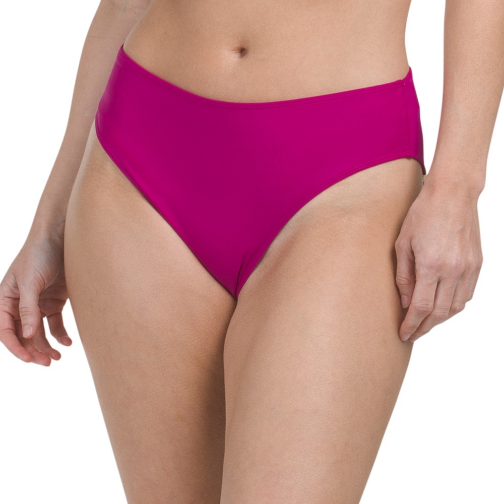 Swim 🫐 Pink High-Waisted Bikini Bottoms
